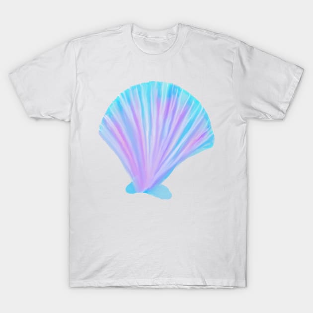 Watercolor seashell aquamarine T-Shirt by Dexter1468